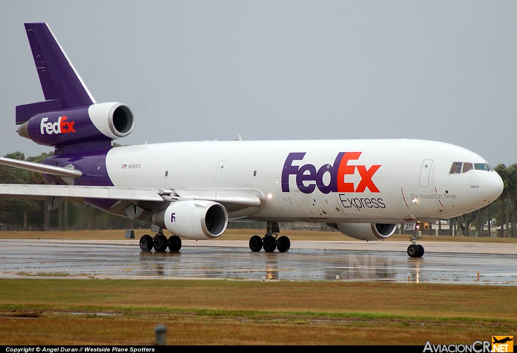N395FE - Mcdonnell Douglas MD-10-10F - FedEx