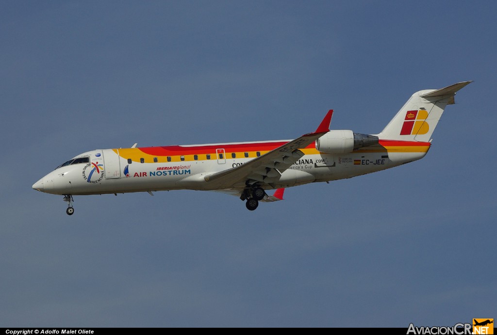 EC-JEE - Bombardier CRJ-200ER - Air Nostrum (Iberia Regional)