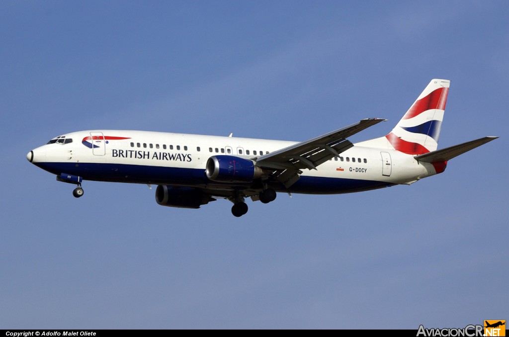 G-DOCY - Boeing 737-436 - British Airways