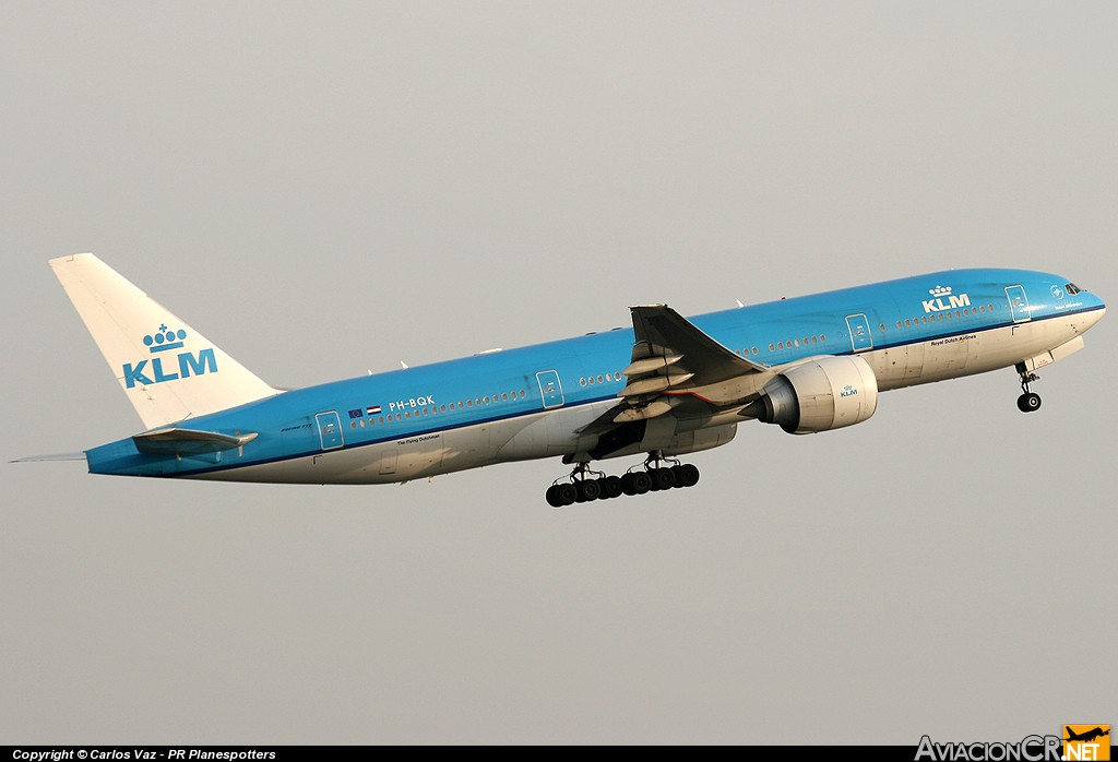 PH-BQK - Boeing 777-206/ER - KLM - Royal Dutch Airlines