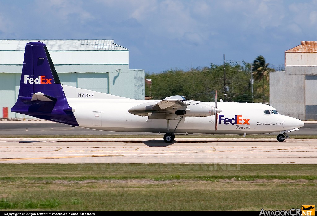 N713FE - Fokker F.27MK 500 - FedEx