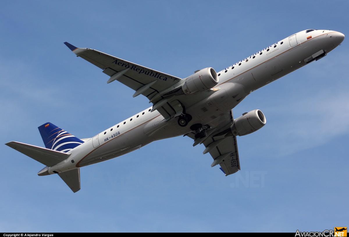 HK-4508 - Embraer ERJ-190-100AR - AeroRepublica