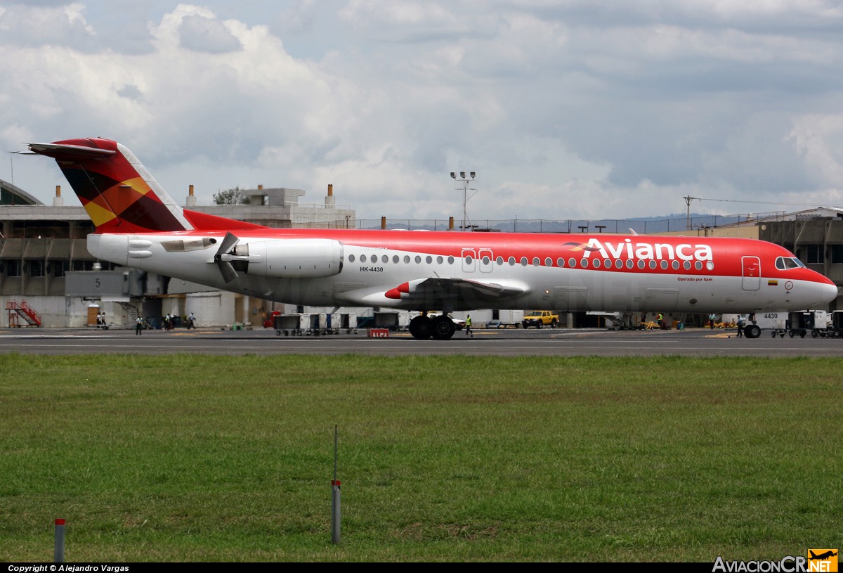 HK-4430 - Fokker 100 - Avianca Colombia