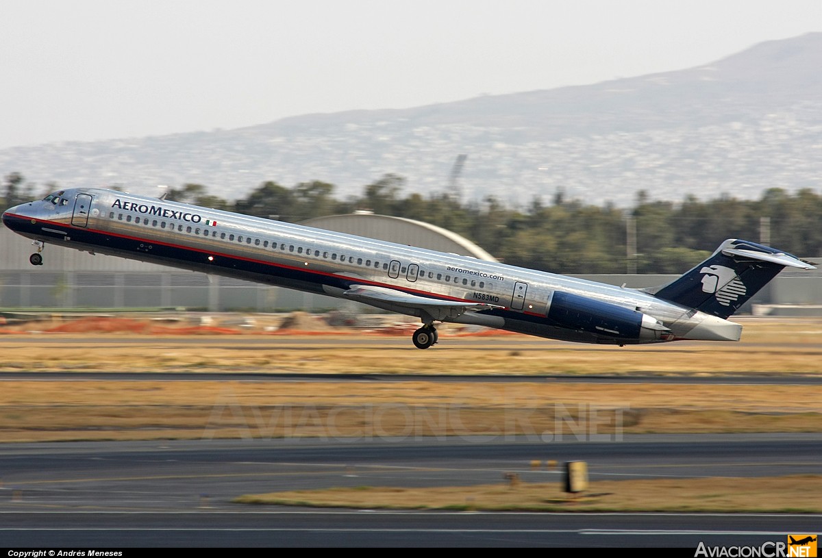 N583MD - McDonnell Douglas MD-83 (DC-9-83) - Aeromexico