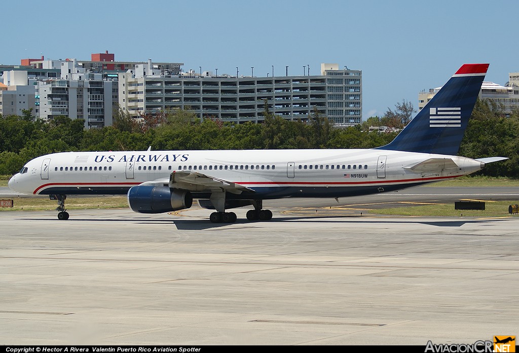 N918UW - Boeing 757-225 - US Airways