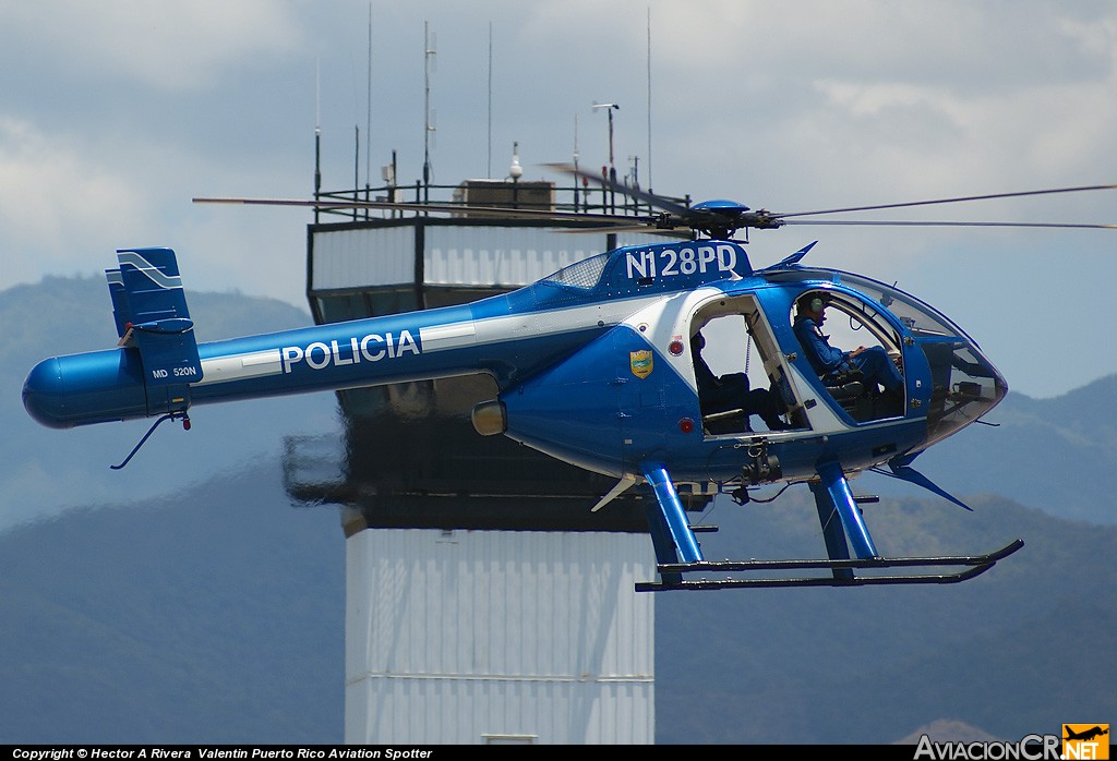 N128PD - McDonnell Douglas MD-520N/530N (H-6) - Policia de Puerto Rico