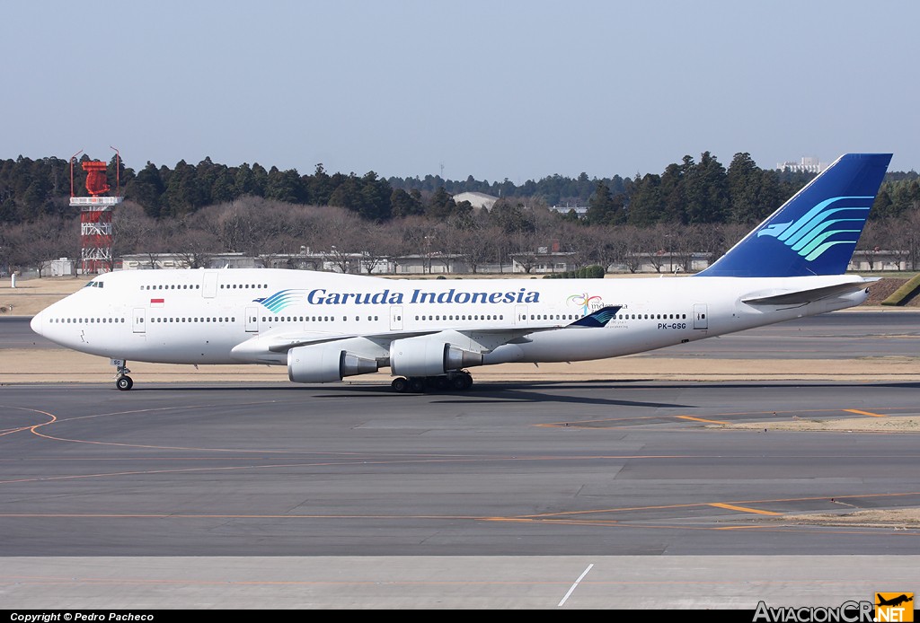 PK-GSG - Boeing 747-4U3 - Garuda Indonesia