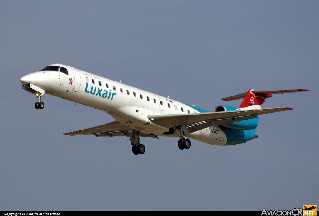 LX-LGZ - Embraer EMB-145LU (ERJ-145LU) - LUXAIR