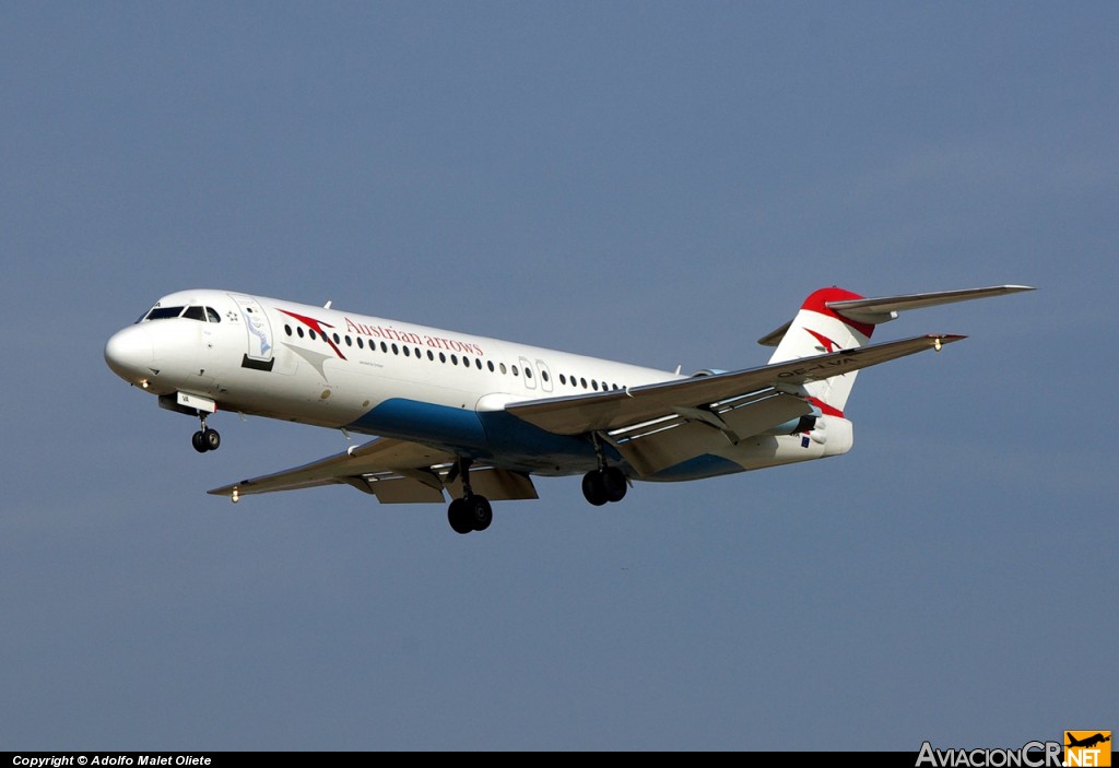 OE-LVA - Fokker 100 - AUSTRIAN