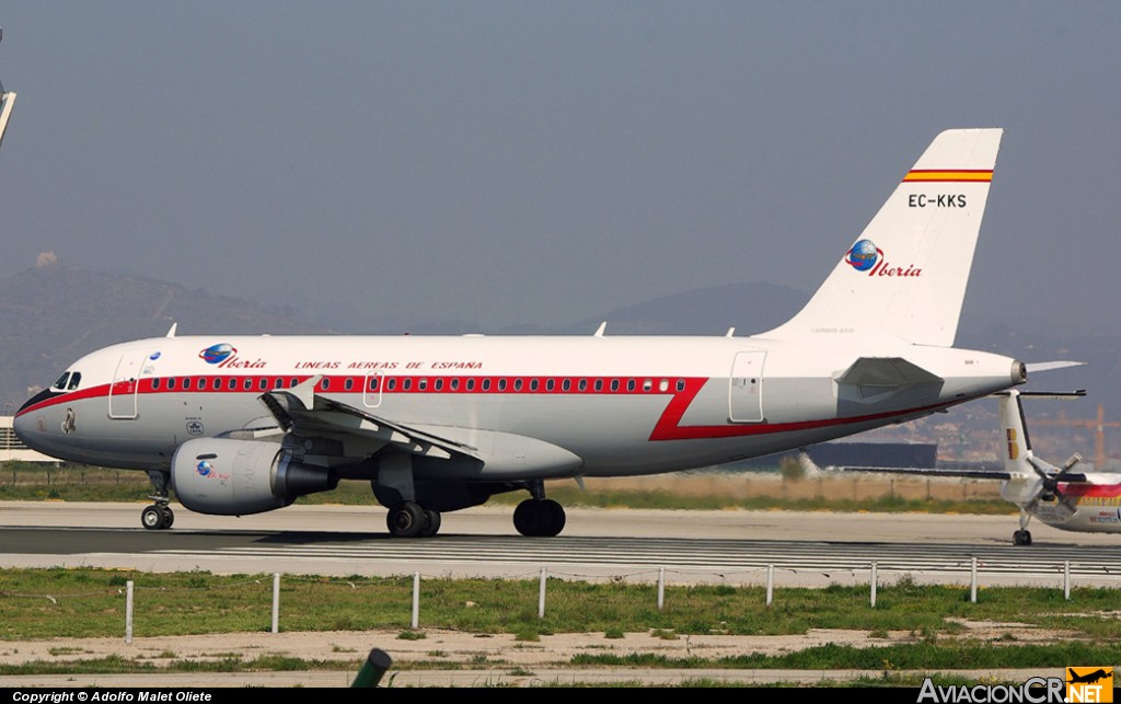 EC-KKS - Airbus A319-111 - Iberia