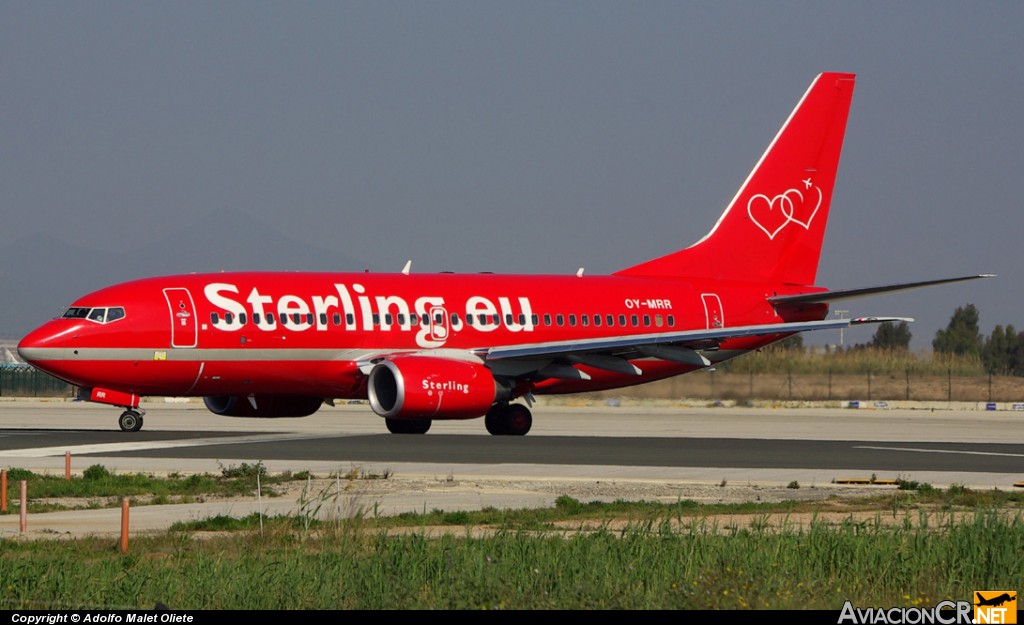 OY-MRR - Boeing 737-7K9 - Sterling