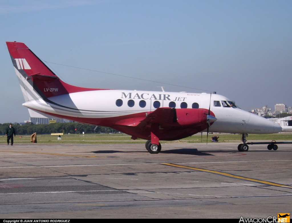 LV-ZPW - British Aerospace BAe-3101 Jetstream 31 - Macair Jet