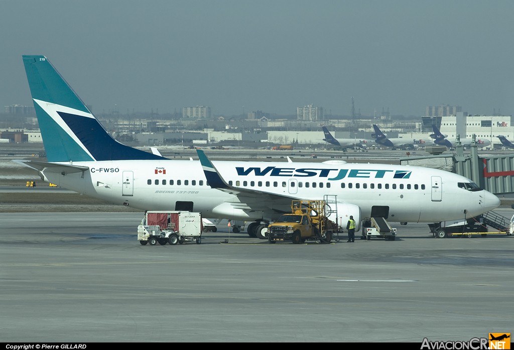 C-FWSO - Boeing 737-7CT - Westjet