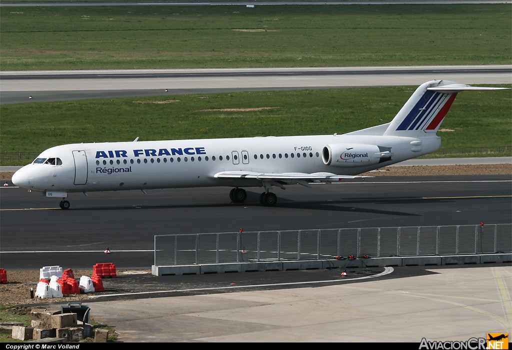 F-GIOG - Fokker 100 (Genérico) - Air France (Régional)