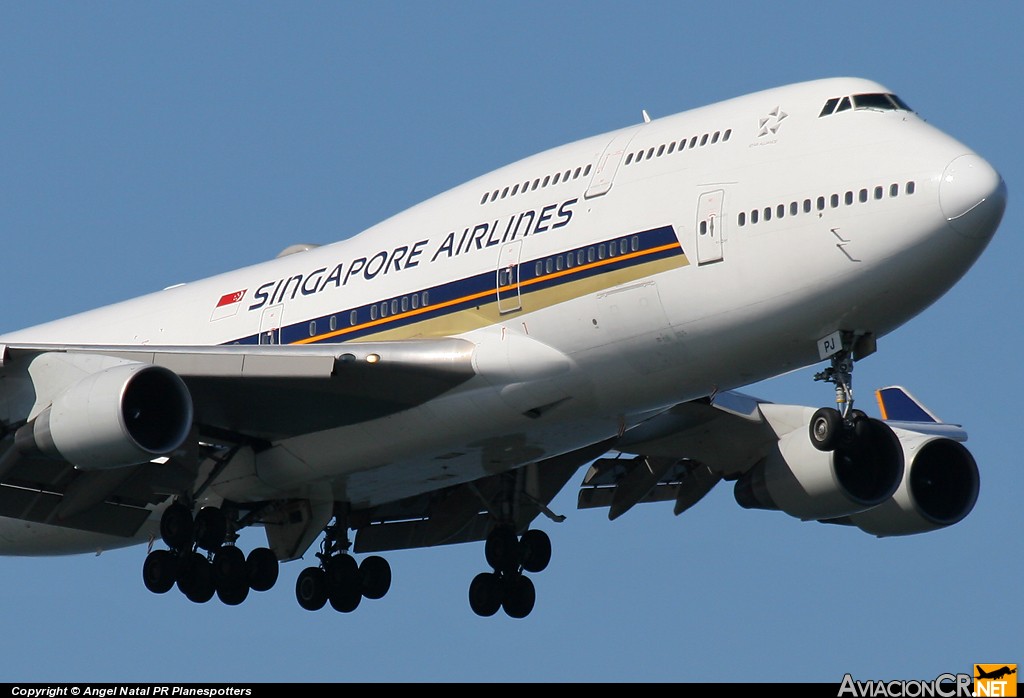 9V-SPJ - Boeing 747-412 - Singapore Airlines