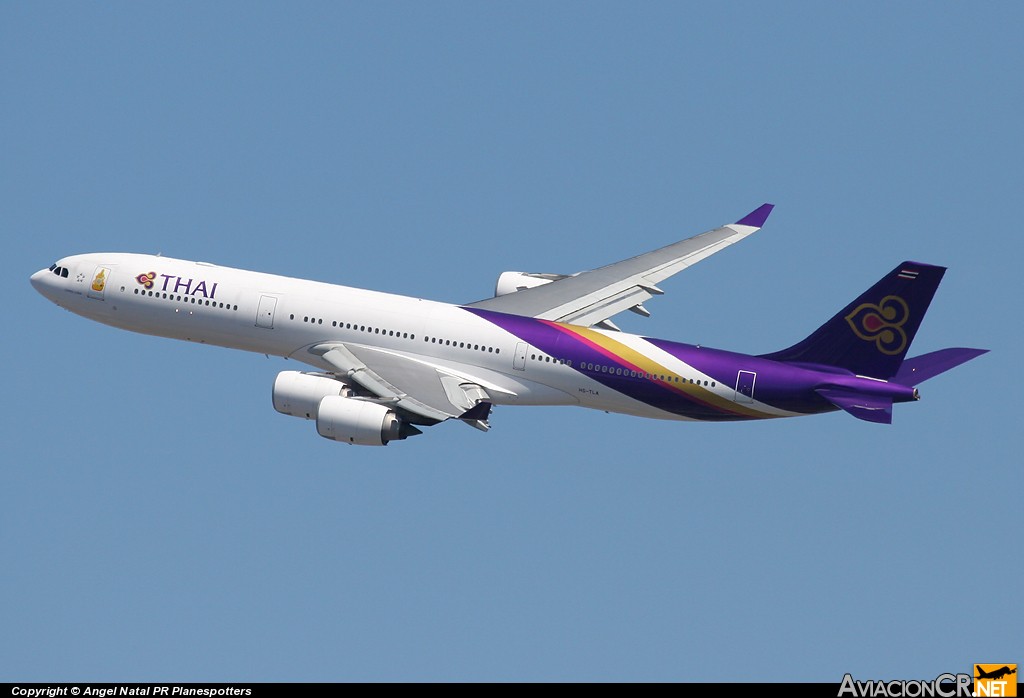 HS-TLA - Airbus A340-541 - Thai Airways