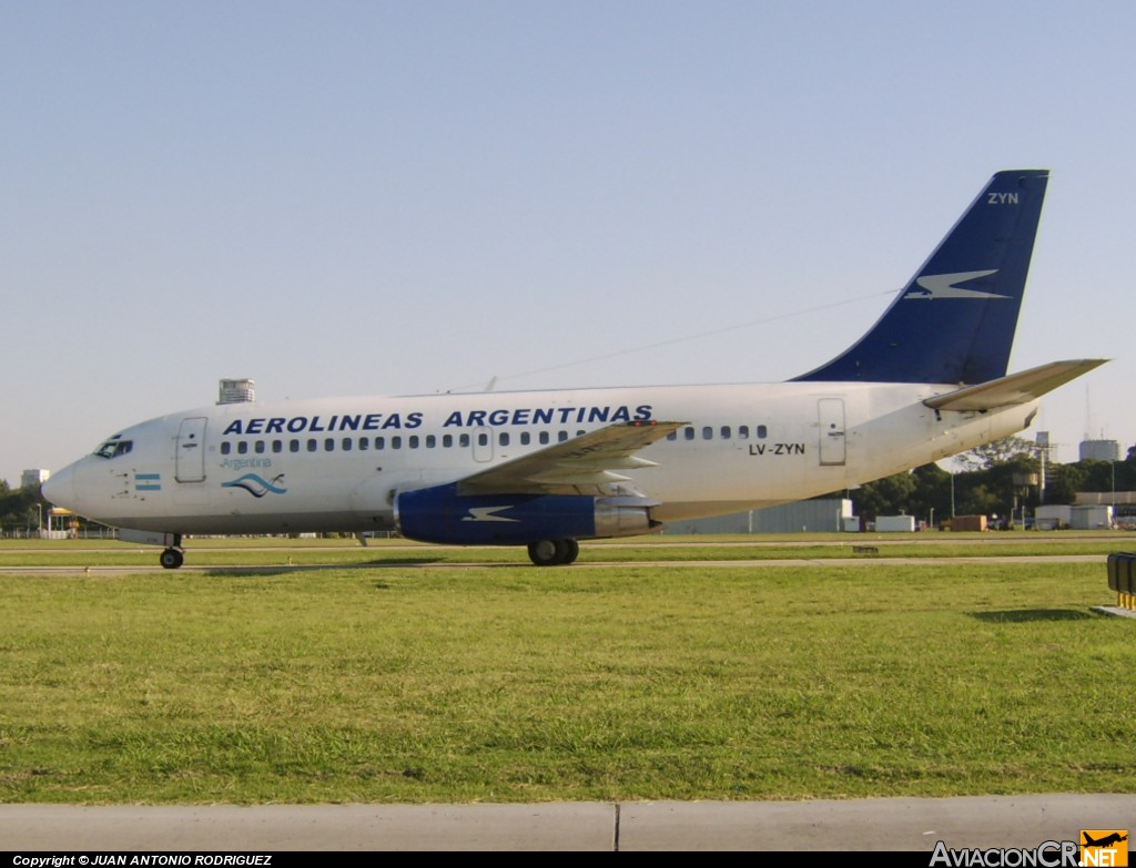 LV-ZYN - Boeing 737-236/Adv - Aerolineas Argentinas