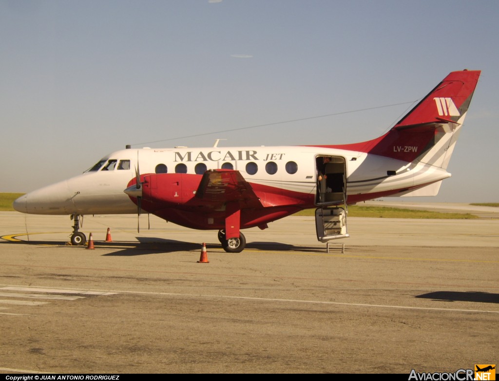 LV-ZPW - British Aerospace BAe-3101 Jetstream 31 - Macair Jet