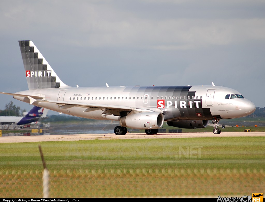 N511NK - Airbus A319-132 - Spirit Airlines