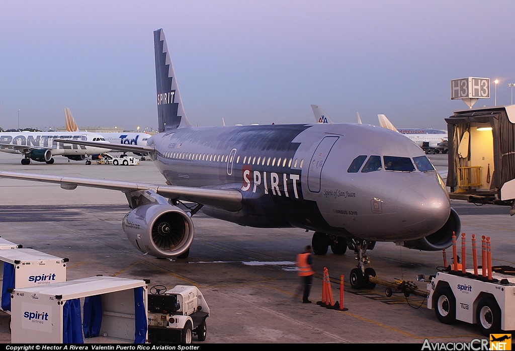 N515NK - Airbus A319-132 - Spirit