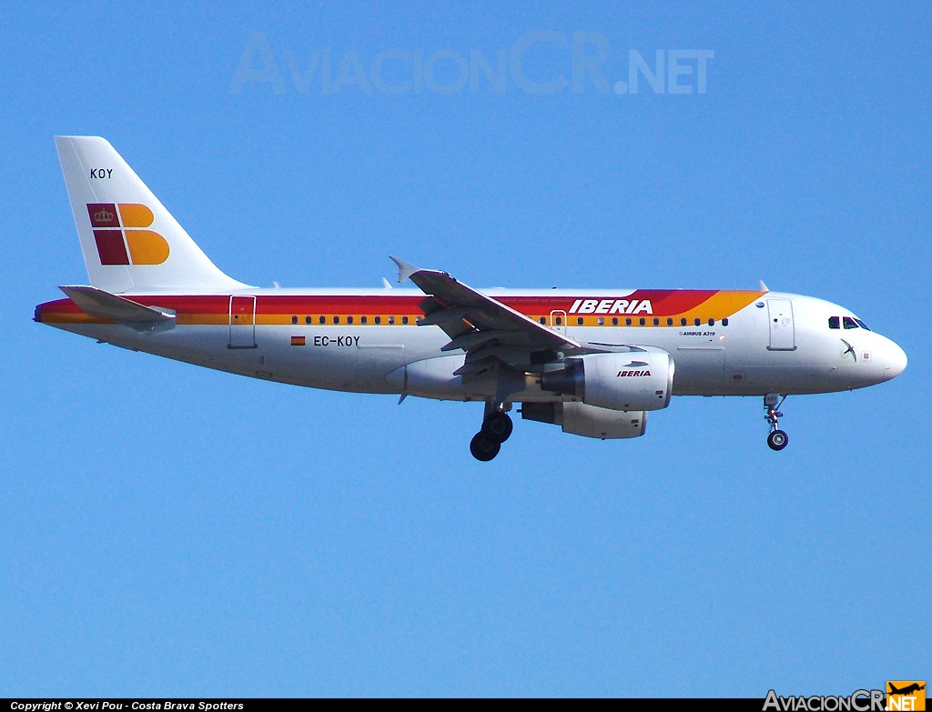 EC-KOY - Airbus A319-111 - Iberia