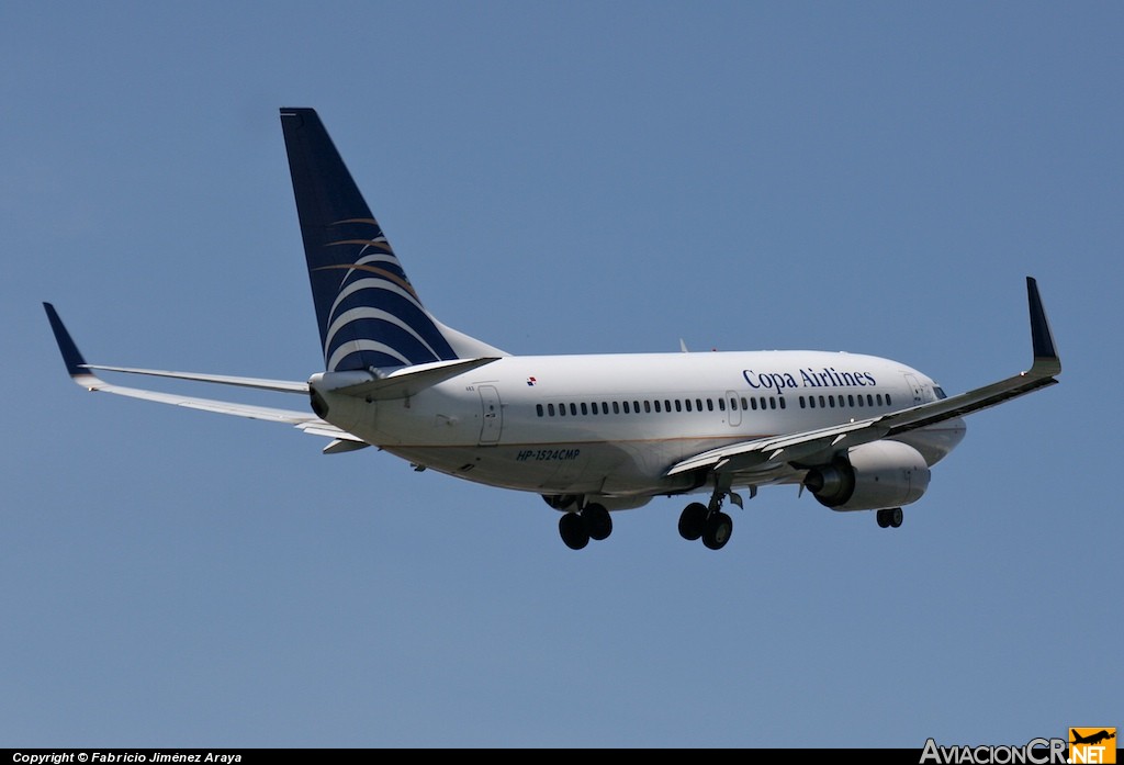 HP-1524CMP - Boeing 737-7V3 - Copa Airlines