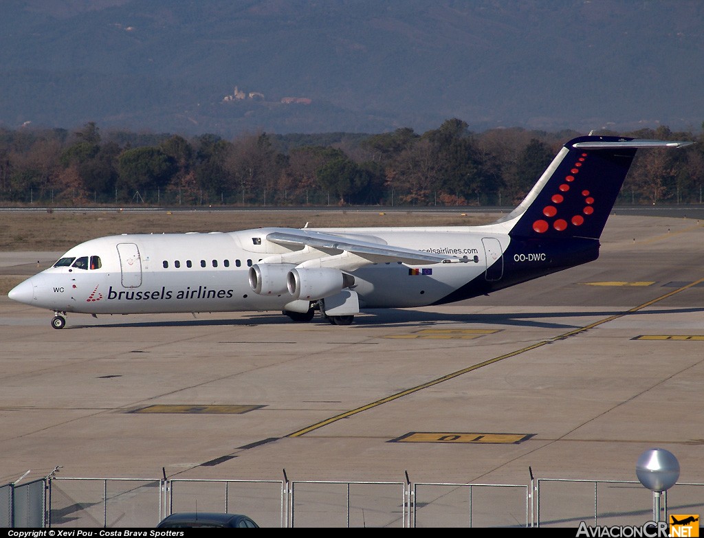 OO-DWC - British Aerospace Avro 146-RJ100 - SN Brussels Airlines