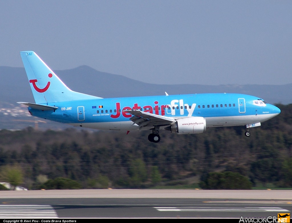 OO-JAT - Boeing 737-5K5 - Jetairfly