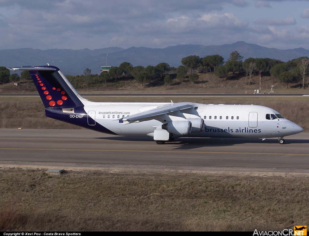 OO-DWF - British Aerospace Avro 146-RJ100 - SN Brussels Airlines