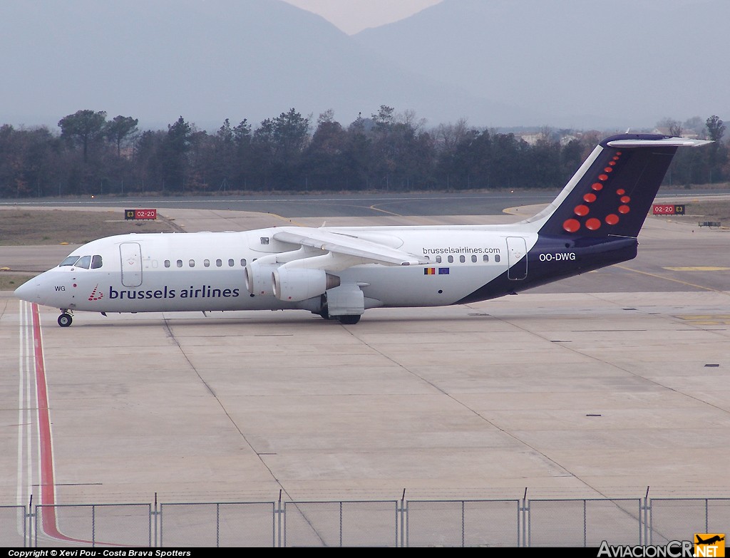 OO-DWG - British Aerospace Avro 146-RJ100 - SN Brussels Airlines