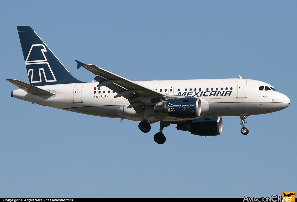 XA-UBR - Airbus A318-111 - Mexicana