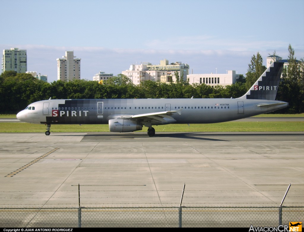 N587NK - Airbus A321-231 - Spirit
