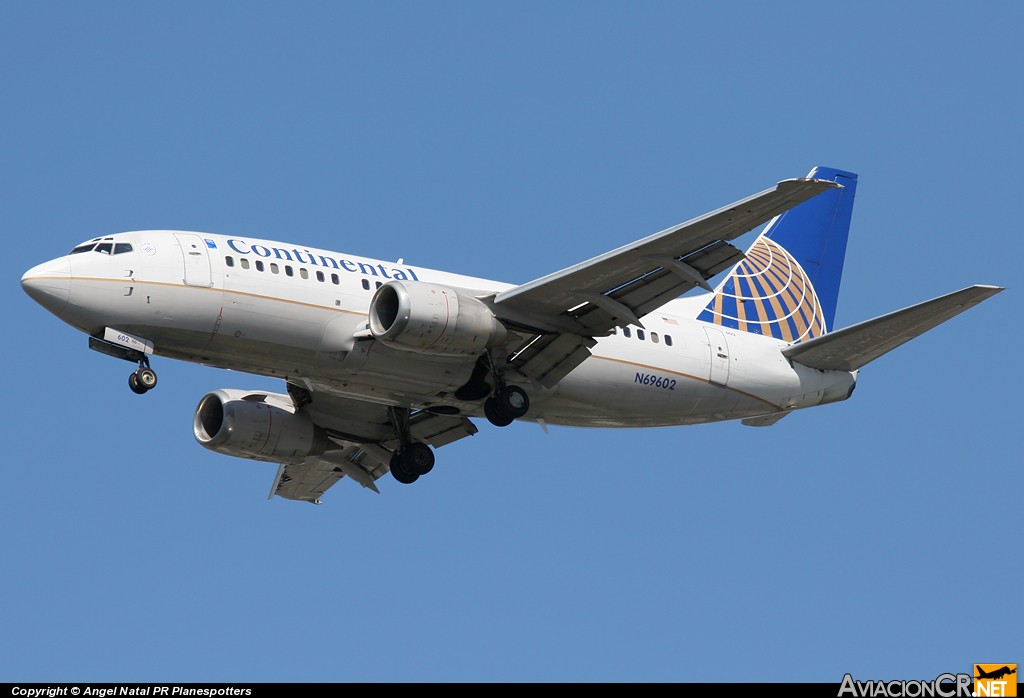 N69602 - Boeing 737-524 - Continental Airlines