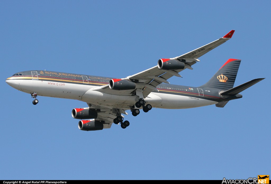 JY-AIB - Airbus A340-212 - Royal Jordanian