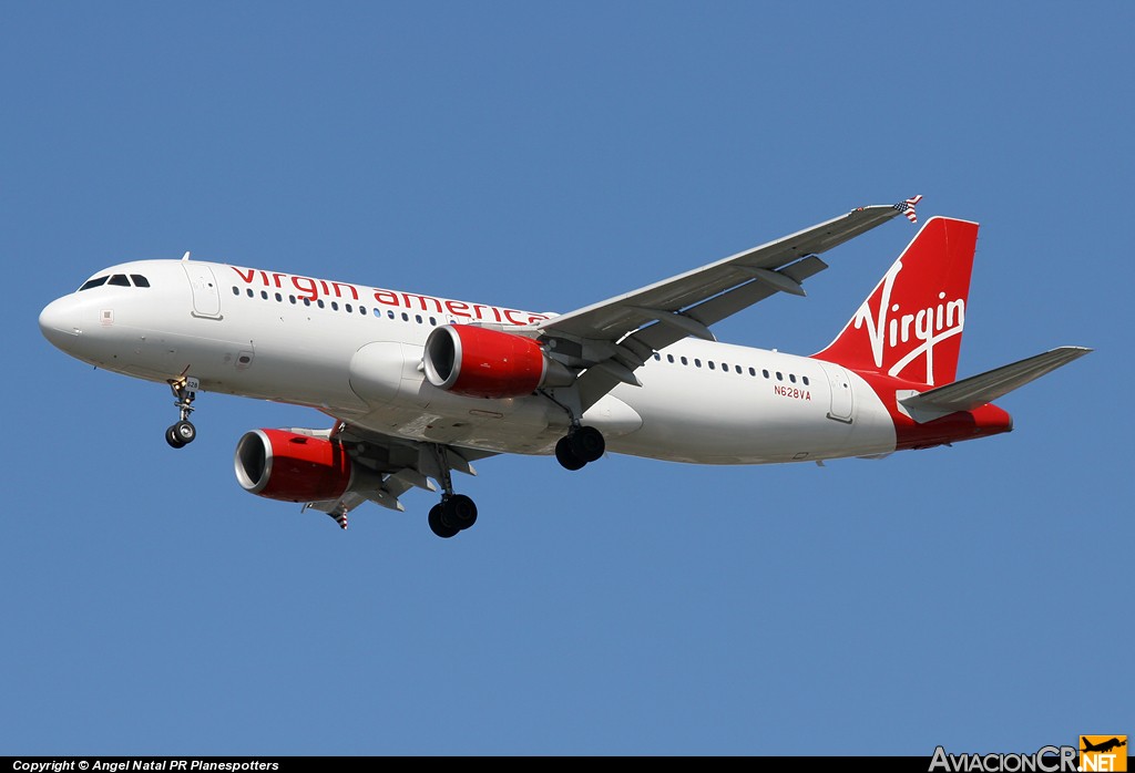 N628VA - Airbus A320-214 - Virgin America