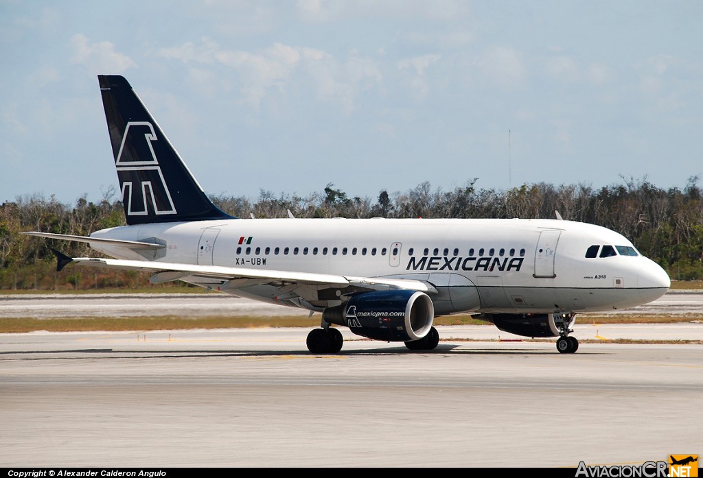 XA-UBW - Airbus A318-111 - Mexicana