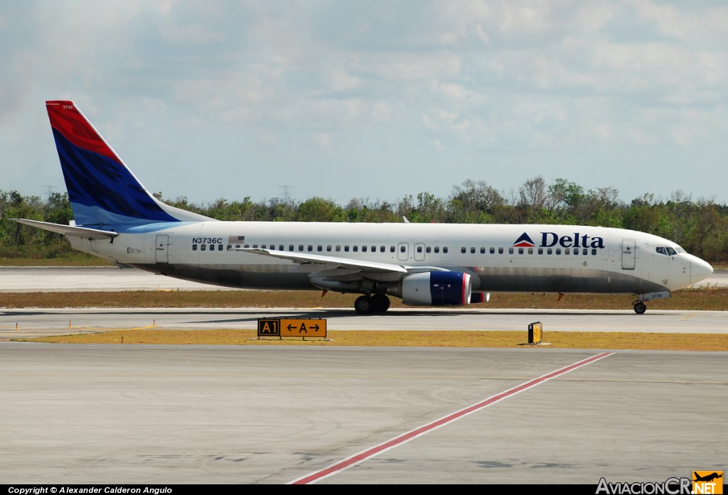 N3736C - Boeing 737-832 - Delta Air Lines