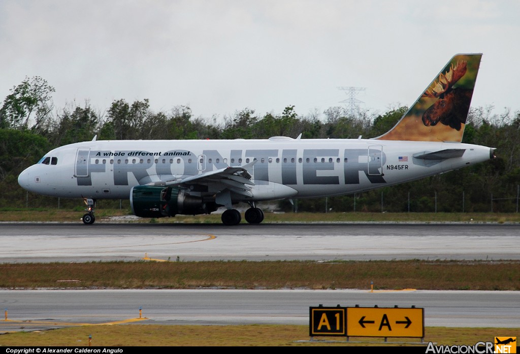 N945FR - Airbus A319-111 - Frontier Airlines