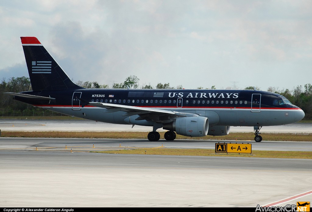 N753US - Airbus A319-112 - US Airways