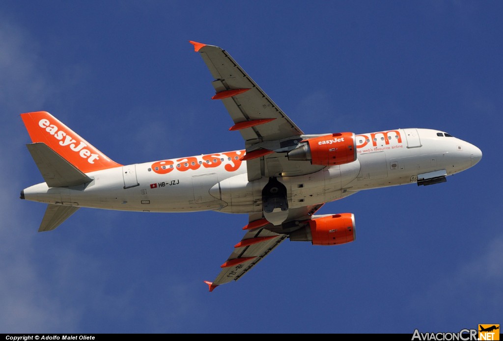 HB-JZJ - Airbus A319-111 - EasyJet Airlines