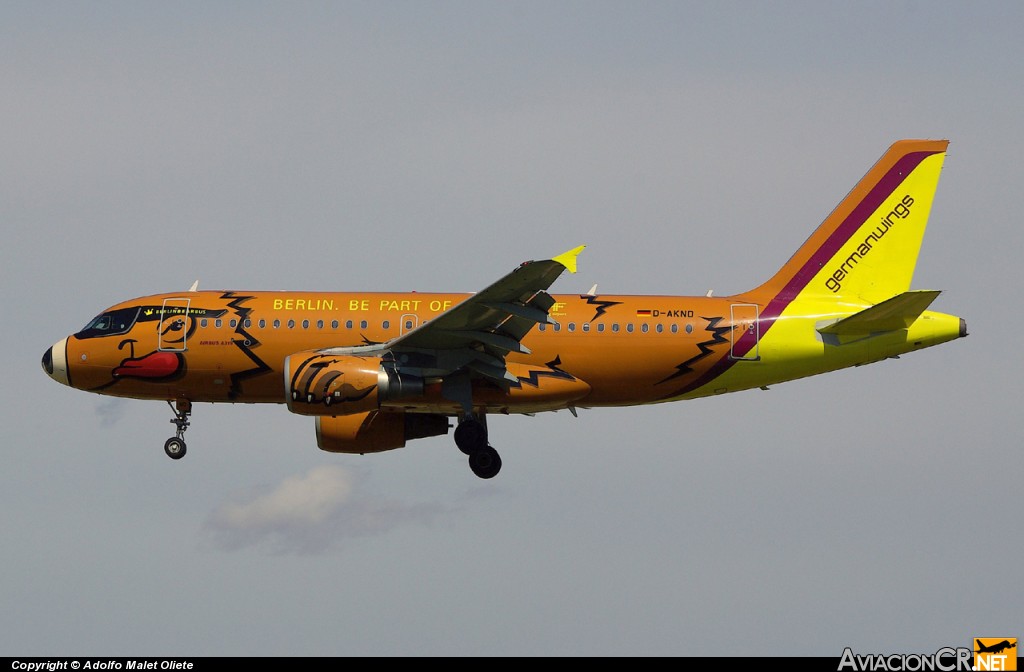D-AKNO - Airbus A319-112 - Germanwings