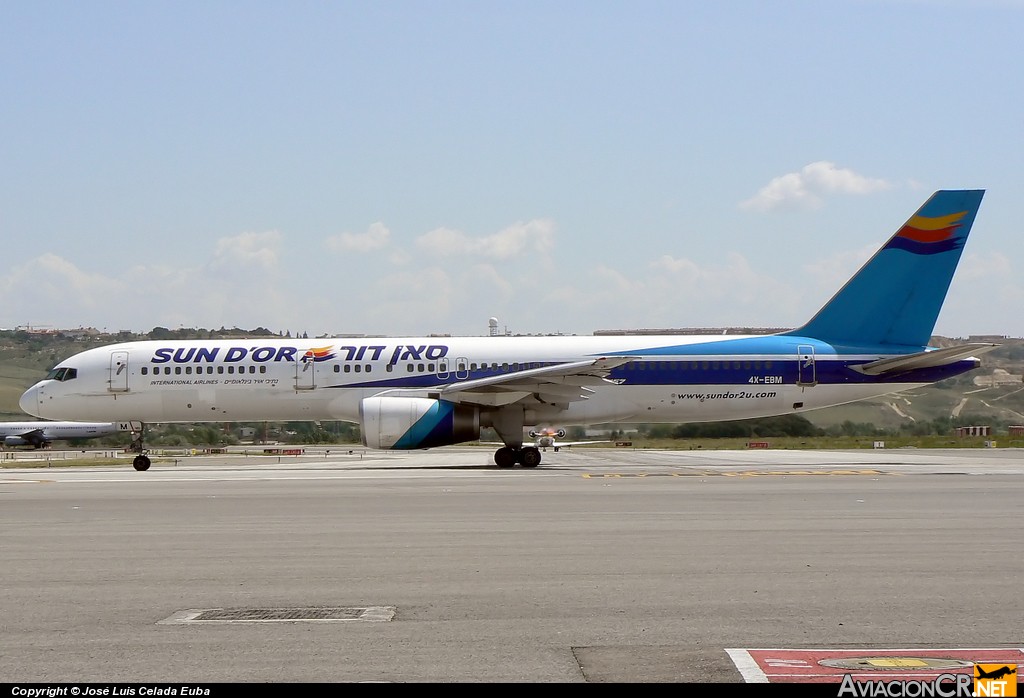 4X-EBM - Boeing 757-258 - Sun d`Or International Airlines