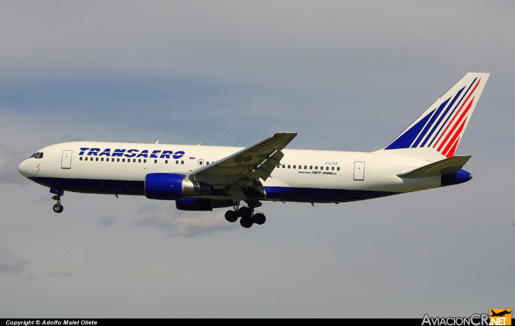 EI-CXZ - Boeing 767-216/ER - Transaero Airlines