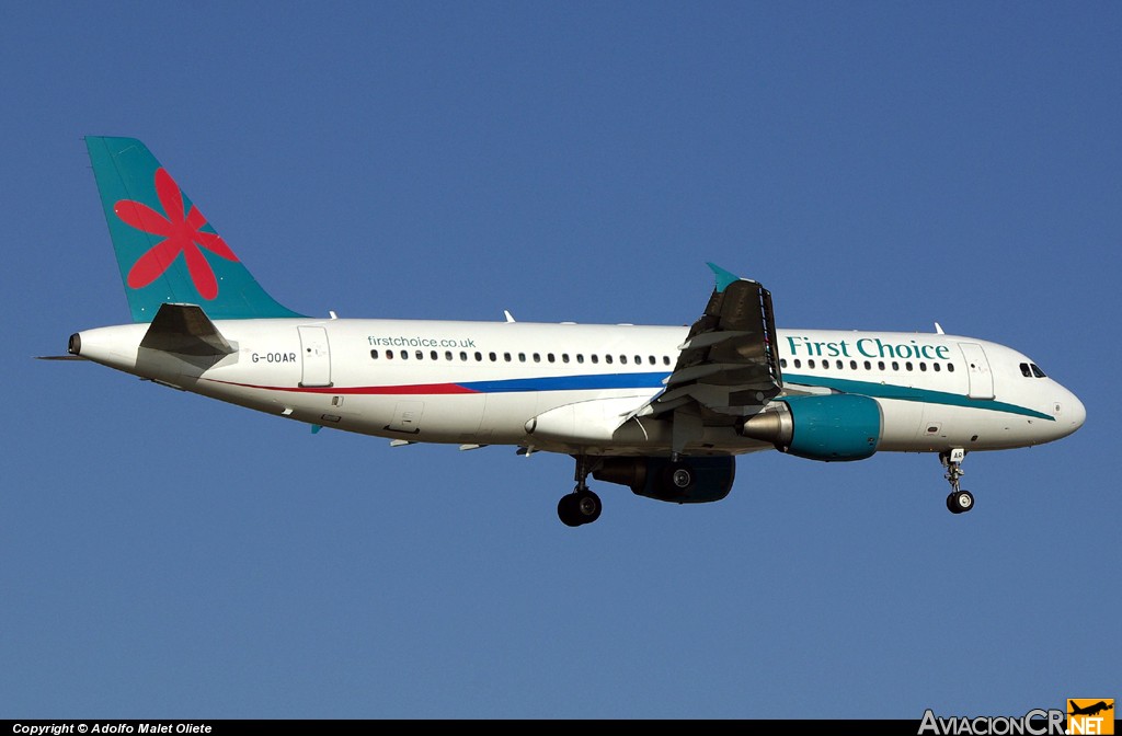 G-OOAR - Airbus A320-214 - First Choice Airways