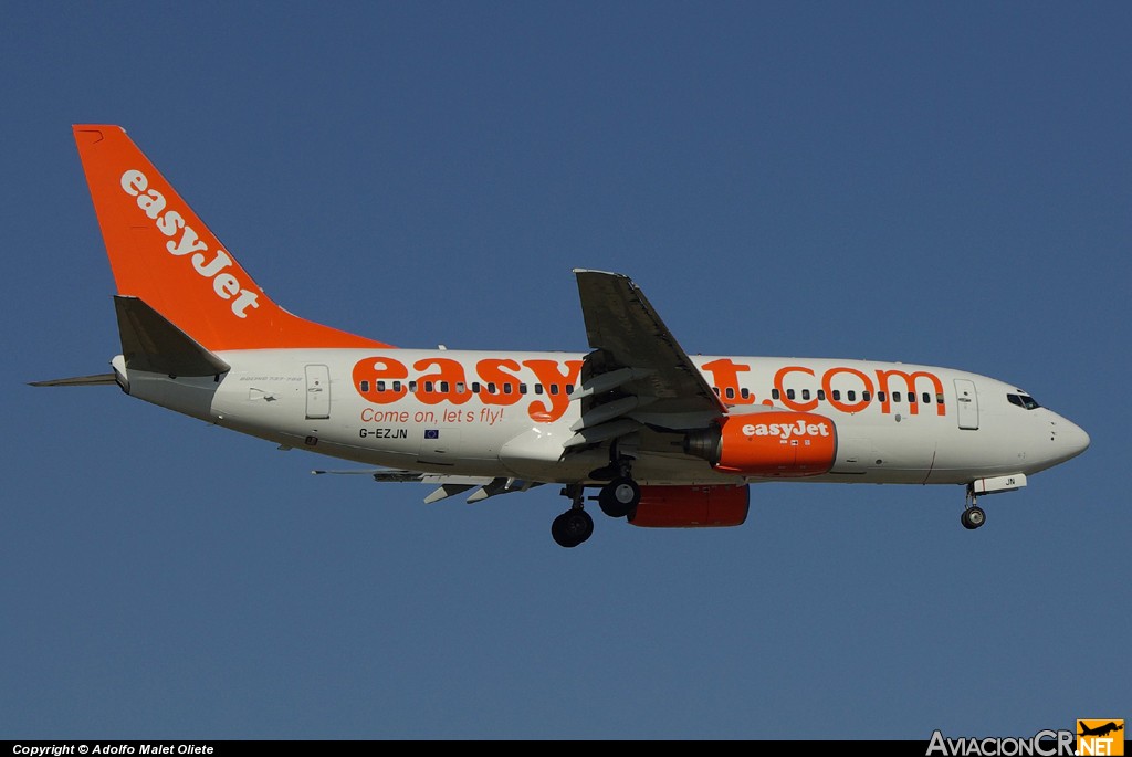G-EZJN - Boeing 737-73V - EasyJet Airlines