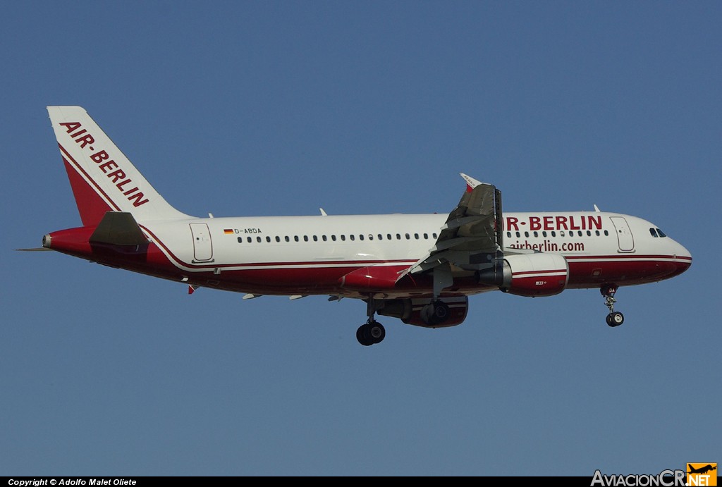 D-ABDA - Airbus A320-214 - Air Berlin