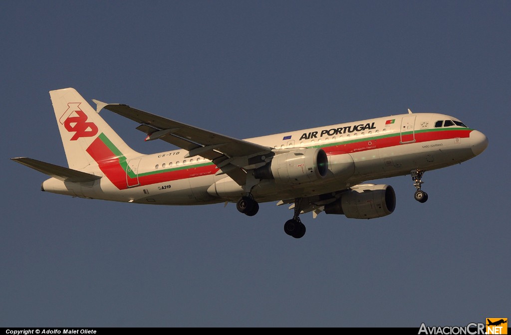 CS-TTB - Airbus A319-111 - TAP Air Portugal