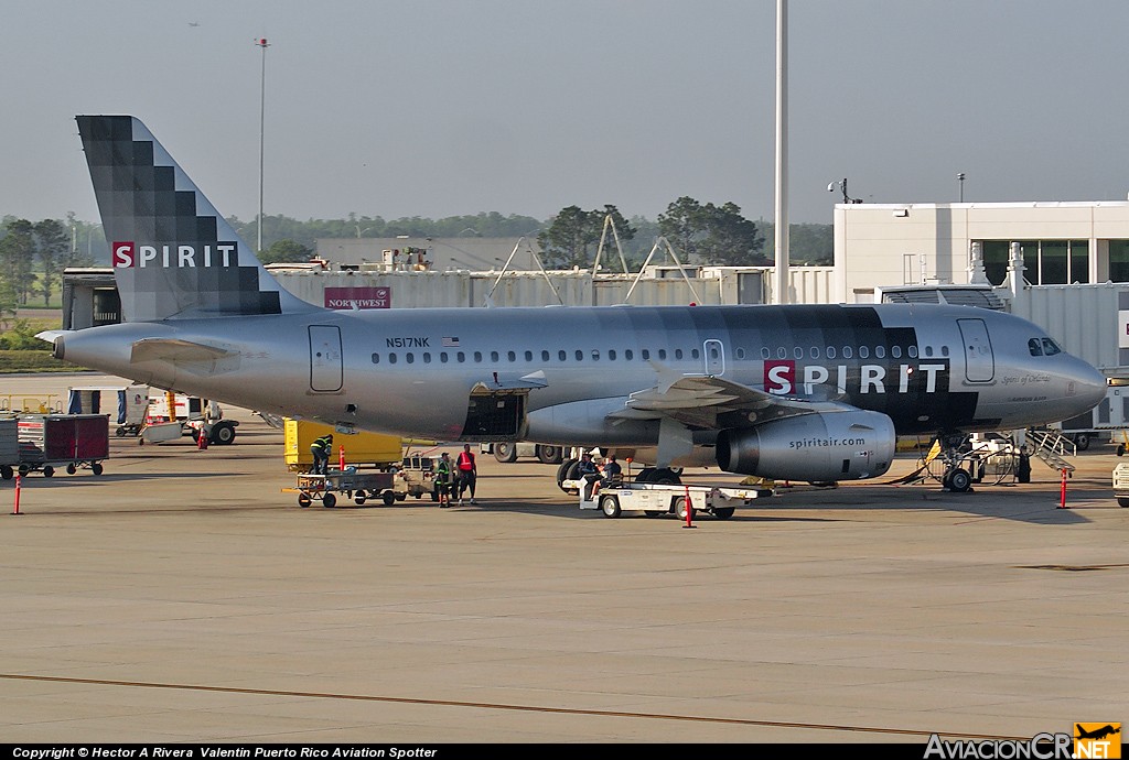 N517NK - Airbus A319-112 - Spirit Airlines