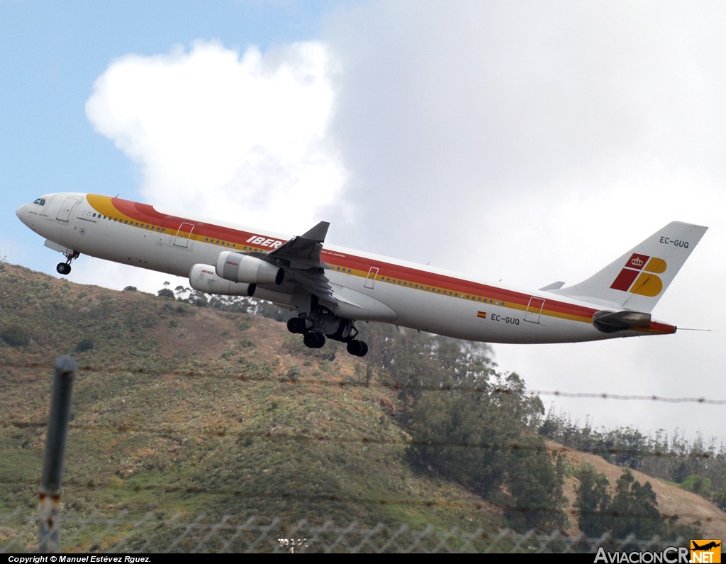 EC-GUQ - Airbus A340-313X - Iberia