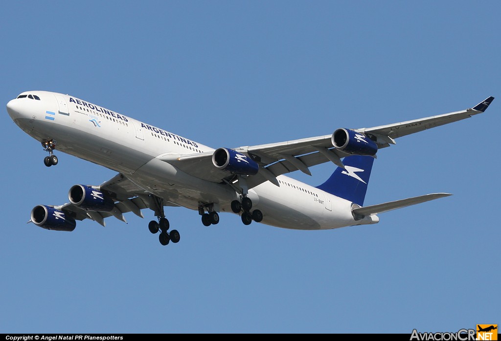 LV-BMT - Airbus A340-312 - Aerolineas Argentinas